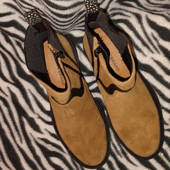 👣LUCKY BRAND EABILE Topanga Tan Boots